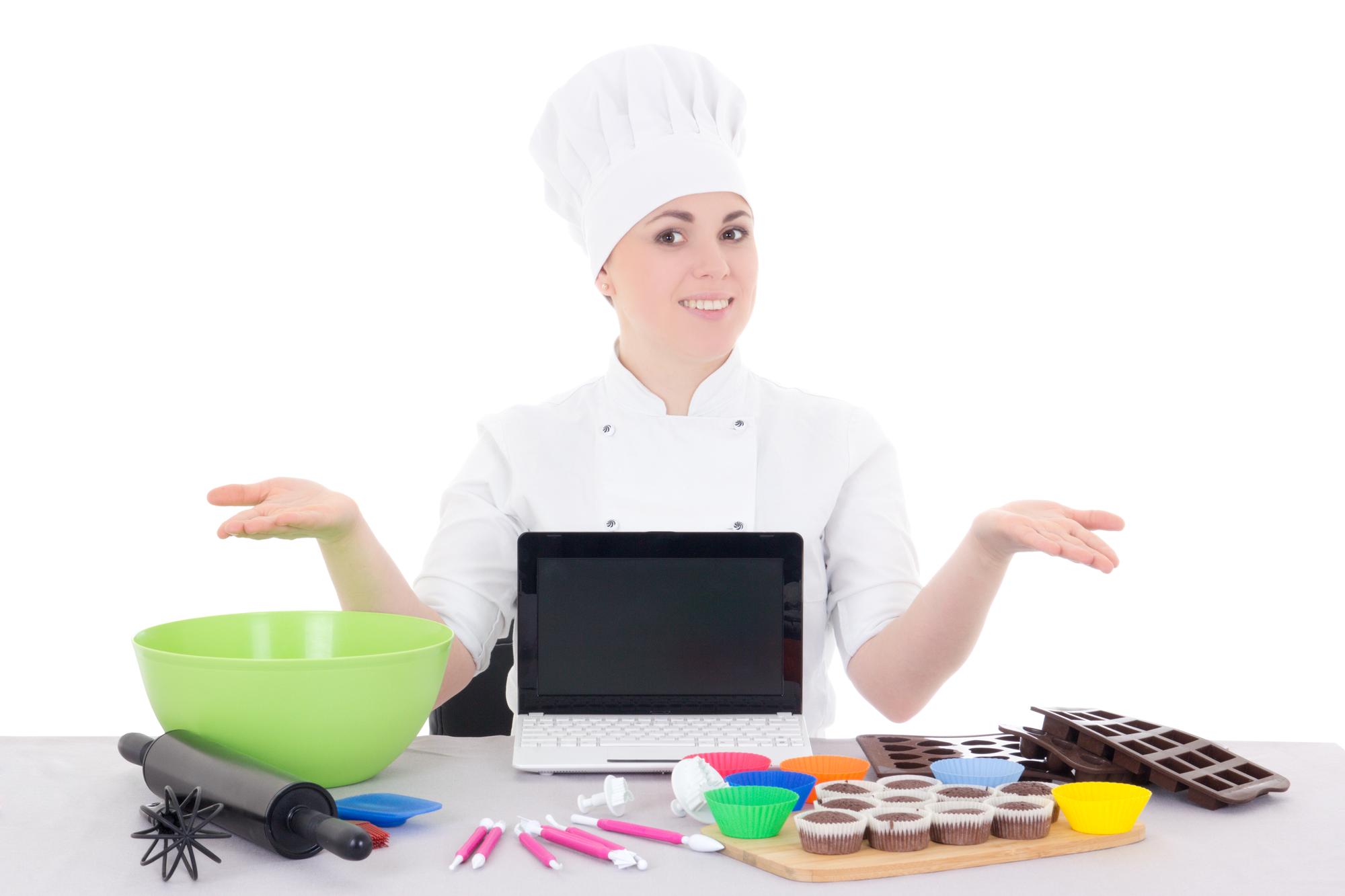 Lezione live: chef e partecipanti in video